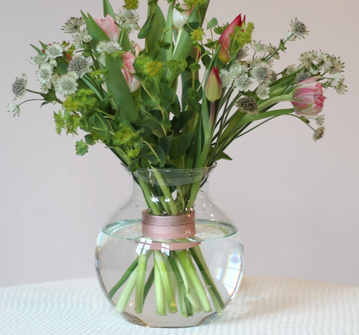 Bukett Twister - Pink Champagne