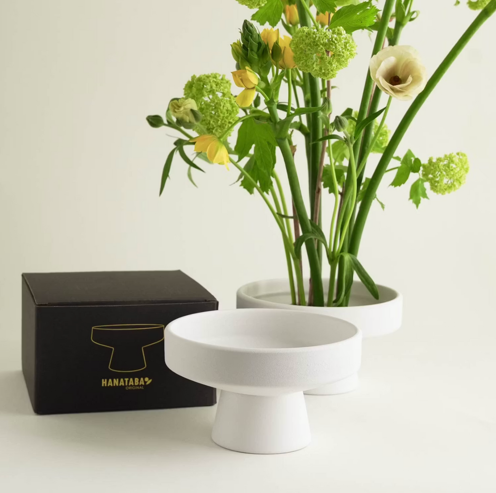 Keramisk Ikebana vase - Polar White